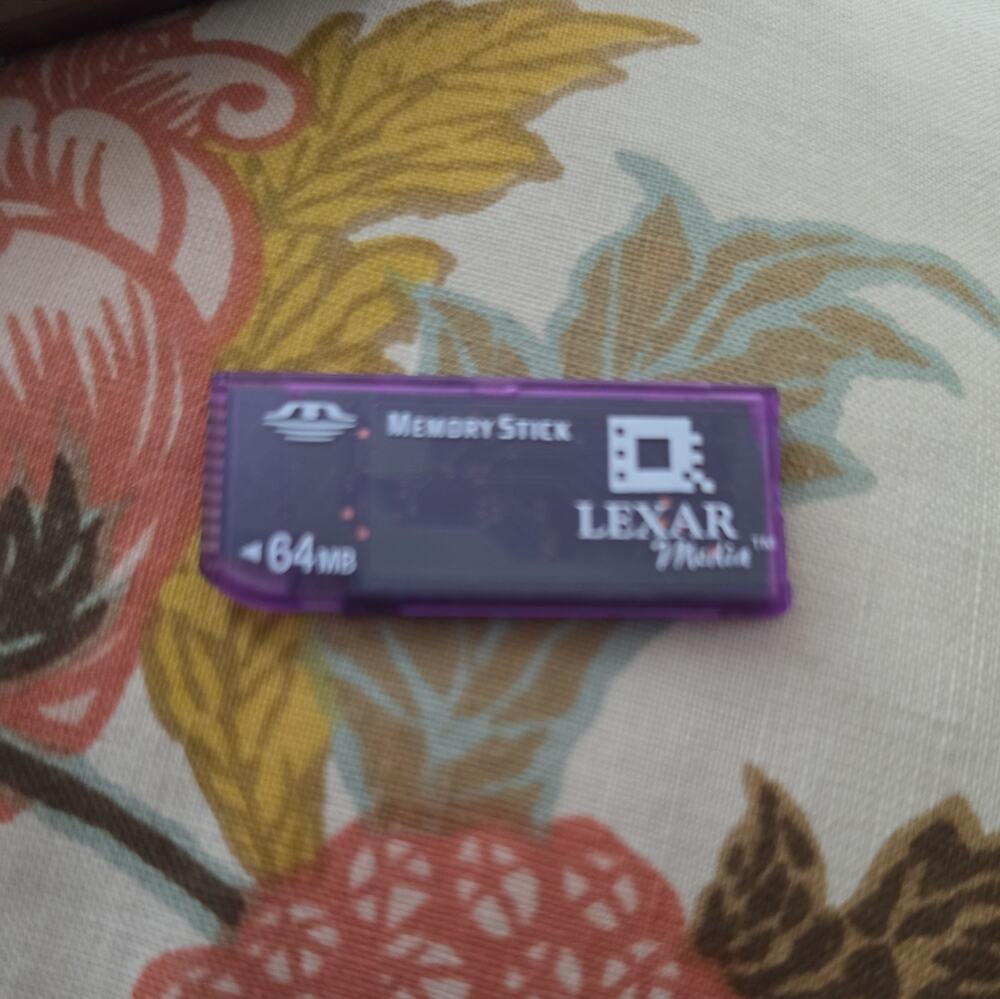Genuine Lexar Media Purple 64MB Memory Stick Media For Sony Camera